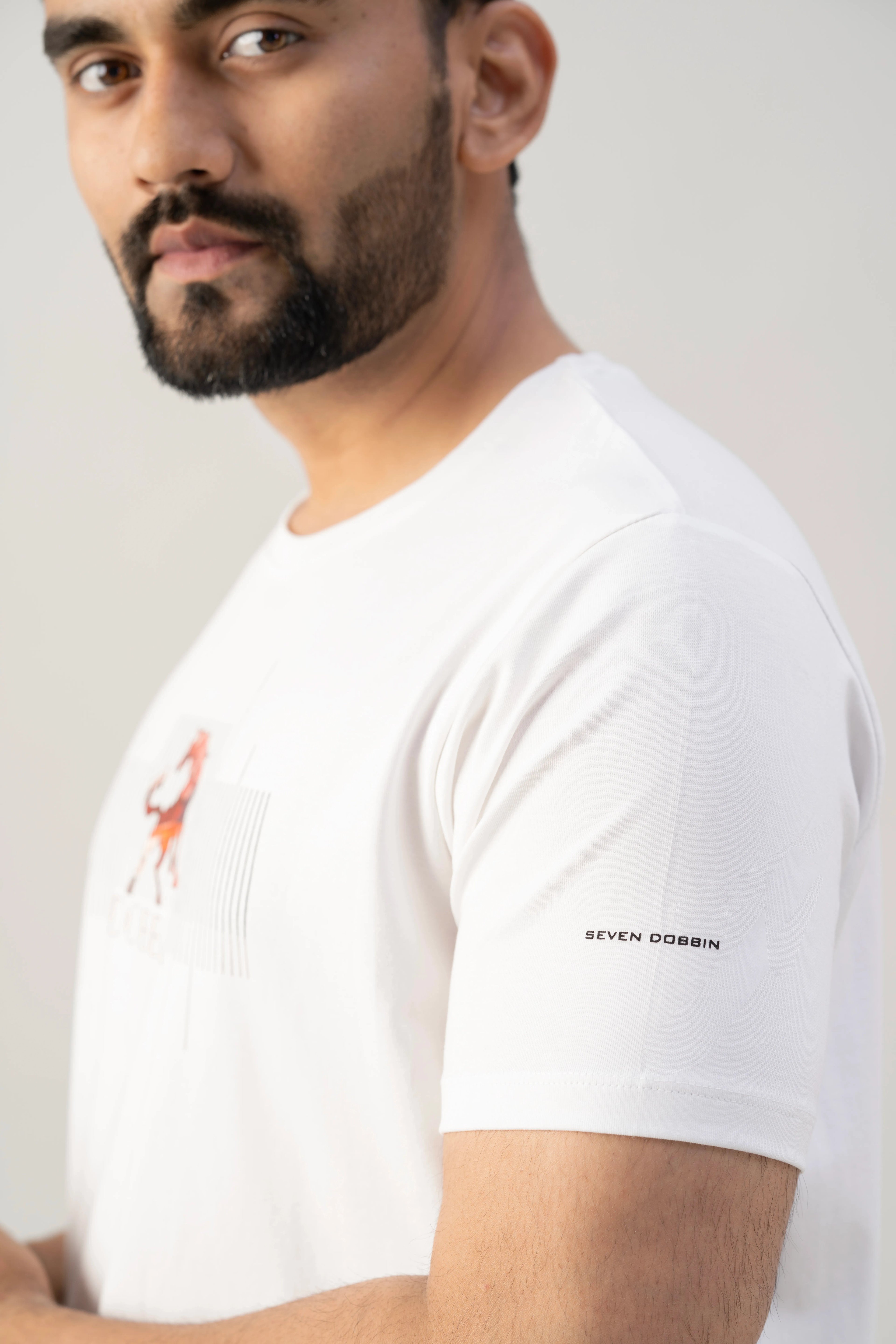 Dobbin Geometric Horse Tee view 2